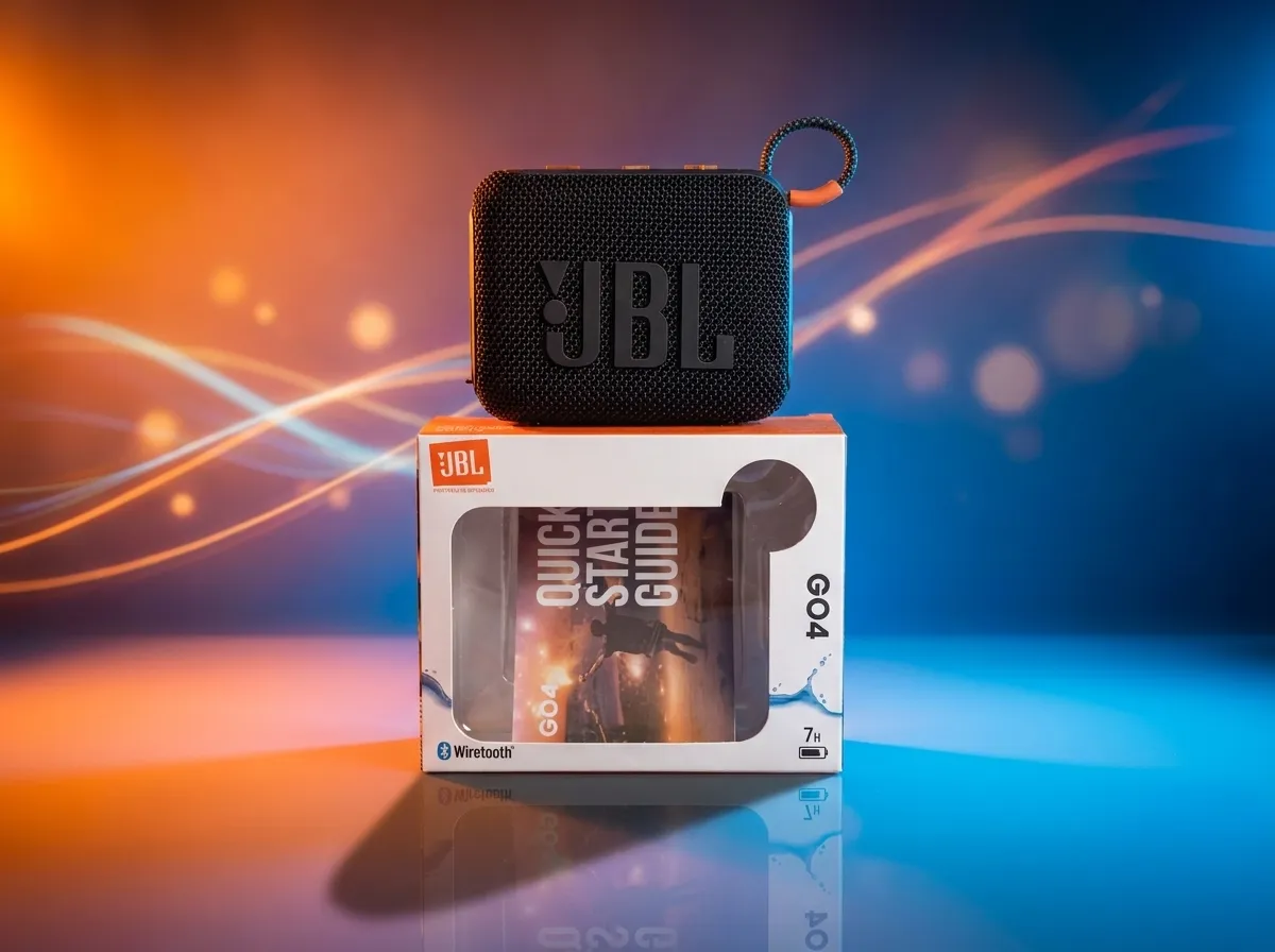 JBL GO 4 Portable Waterproof Bluetooth Speaker with 7-Hour Playtime