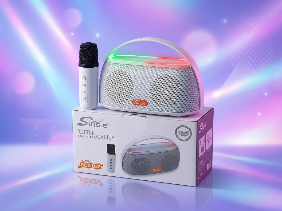 CQS D22 Bluetooth Speaker with Extra Bass & Compact Metallic Mesh Design