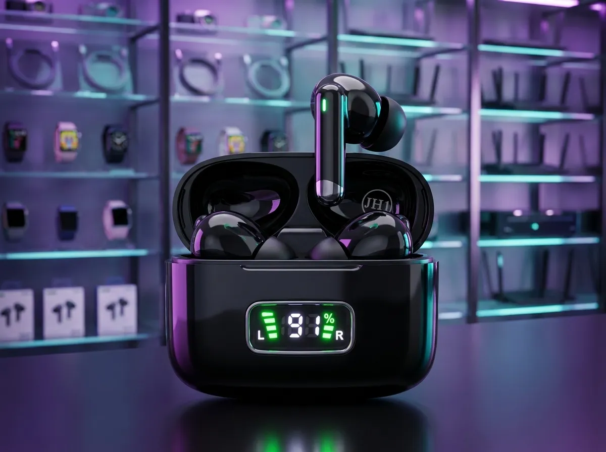 X89 Sports Wireless Earbuds with LED Digital Display,