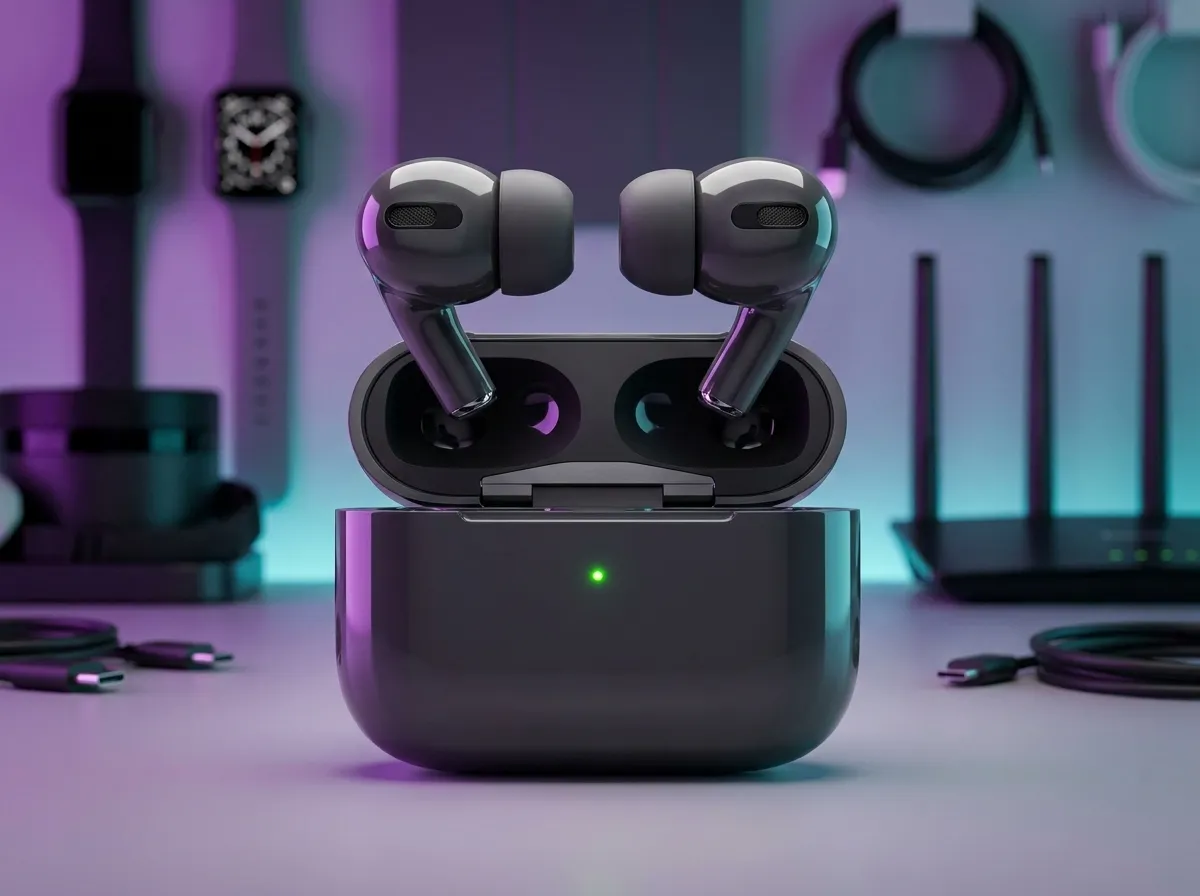 Apple AirPods Pro Black Edition (2nd Gen) TWS Earbuds